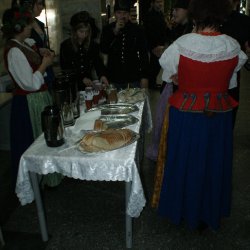 goście Forum podczas przerwy