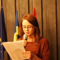 Laureaci konkursu dziennikarskiego odczytali swe prace.