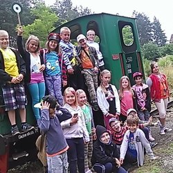 Zabytkowa Stacja Kolejki Wąskotorowej W Rudach, Park linowy