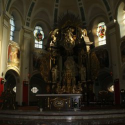  Kościół św. Anny. Byliśmy zachwyceni pięknymi witrażami.