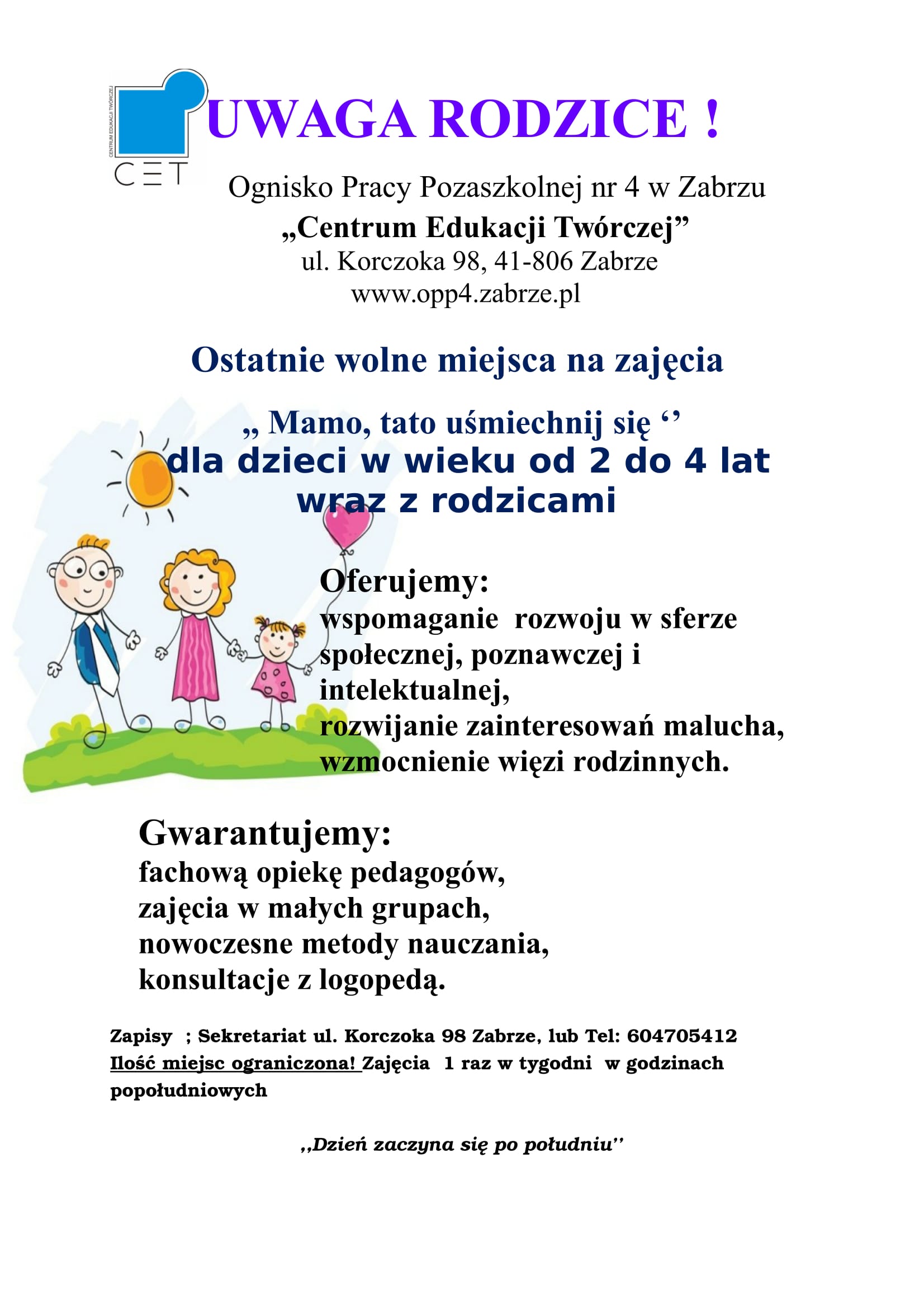 Informacja mamo tato 1