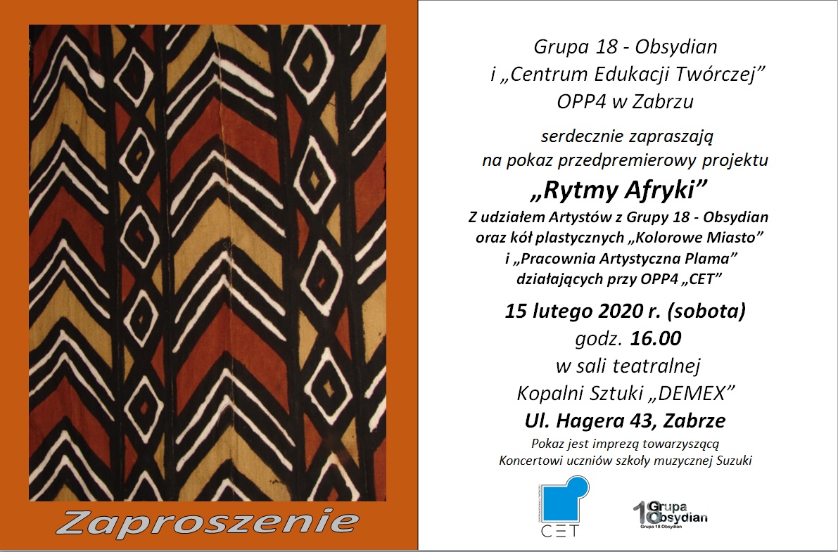 zaproszenieie Afryka